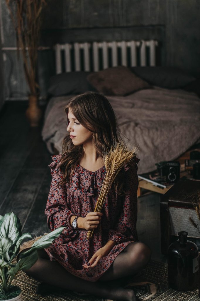 girl, model, woman, flower background, flower wallpaper, beauty, posture, portrait, eyes, beautiful flowers, people, hairstyle, nature, hair, flowers, indoors